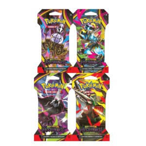 PKMN: Mega Evolution - Pitch Black: 4 x Sleeved Booster (Pre-order)(Deposit Payable)